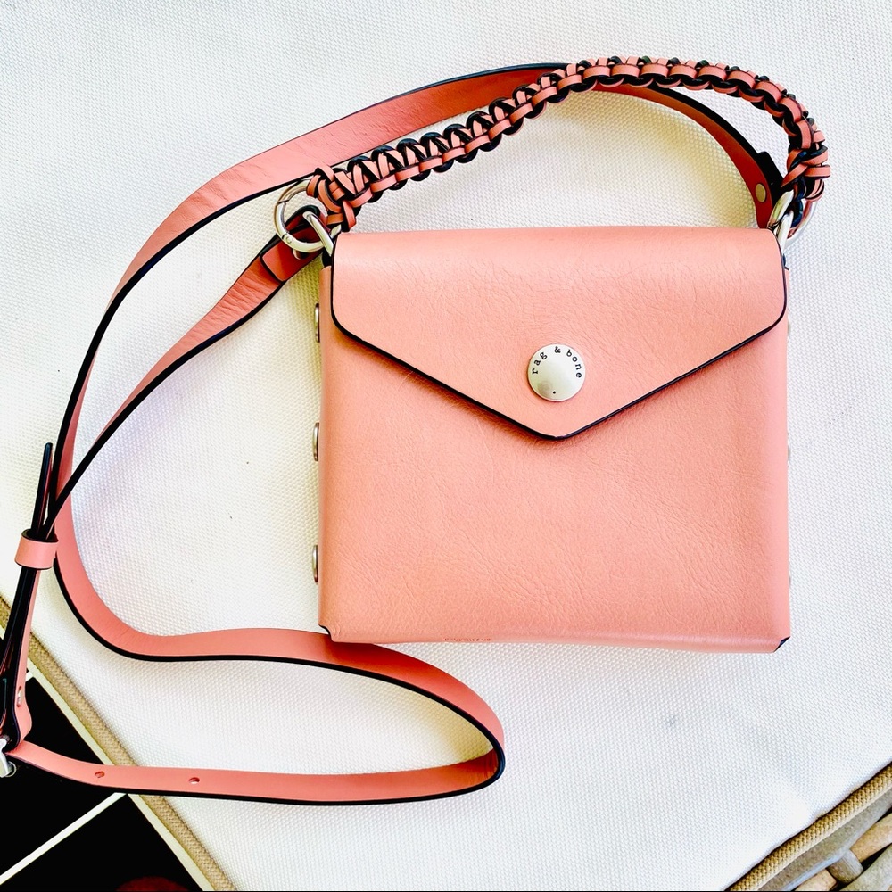 Rag & Bone Dusty Pink Micro Atlas Crossbody EUC - Picture 8 of 16